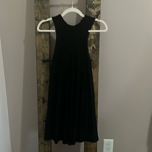 Black mini dress